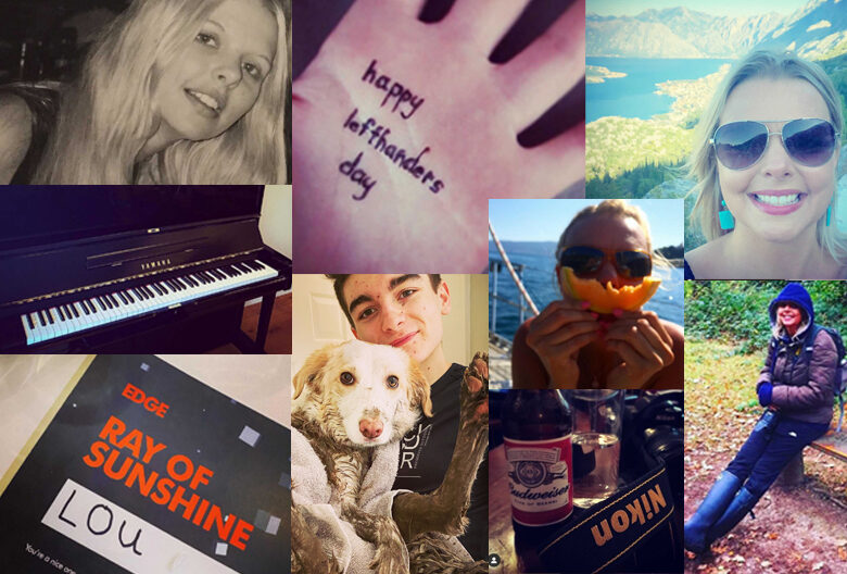 image collage of Louise Panayides