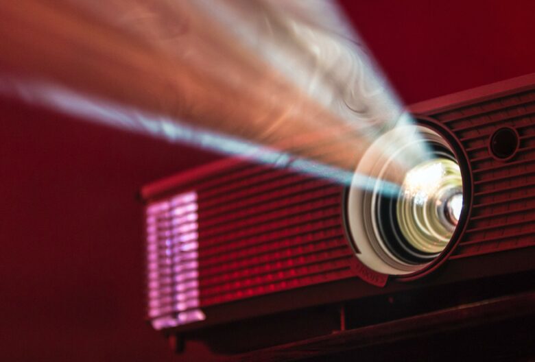 credentials document displayed on a projector