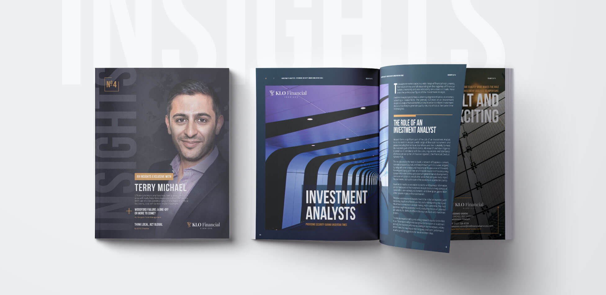 KLO Financial branded brochure design
