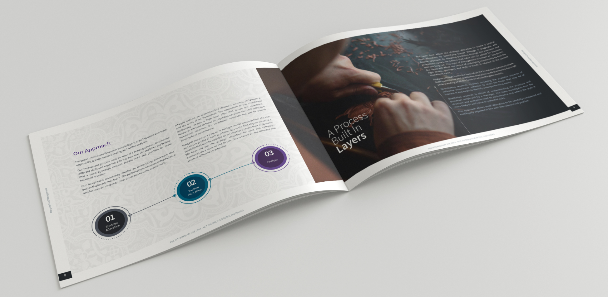 Margetts brochure design and branding