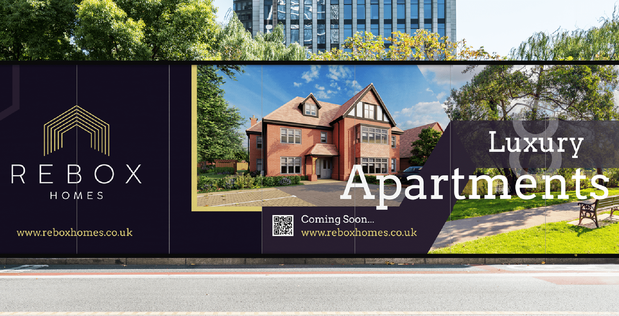 home realtor banner design for apartments