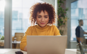 woman in a digital training masterclass