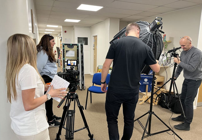 On site photography of Happy Days Nurseries