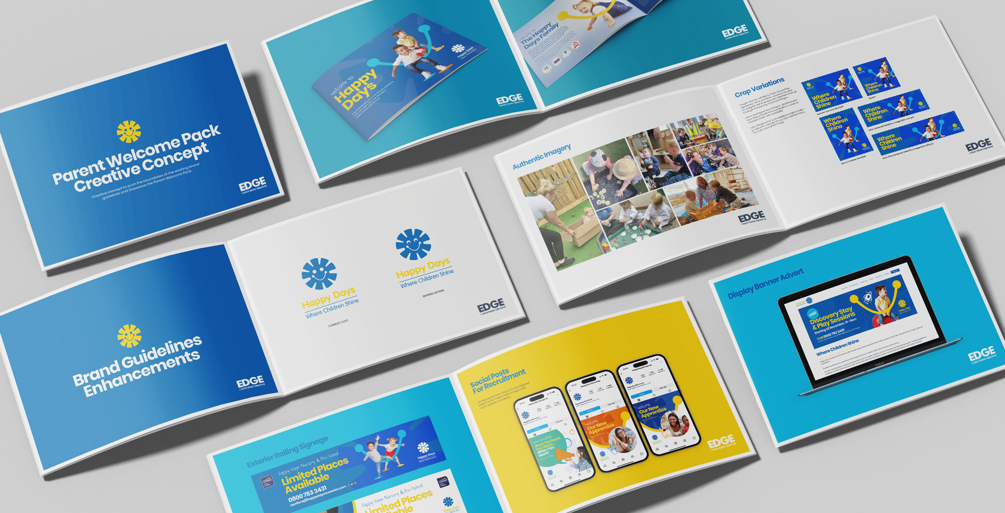 Happy Days branded booklet design