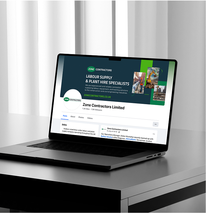 Brochure facing outwards.